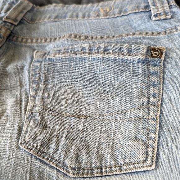 B by Bullhead shorts junior size 11 short shorts light blue denim - Picture 5 of 8